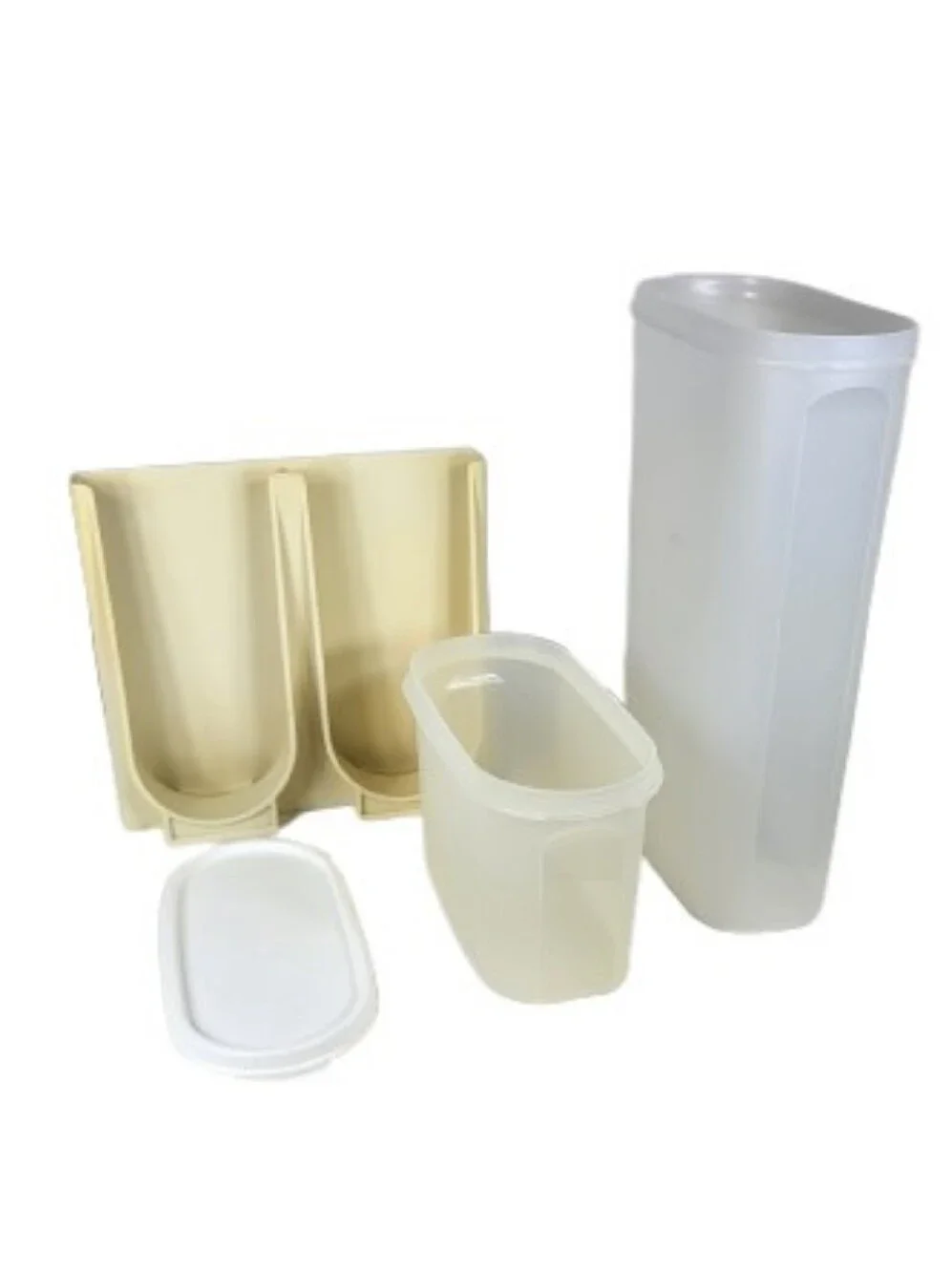 Tupperware Modular Mates Oval Storage Containers With Storage Rack